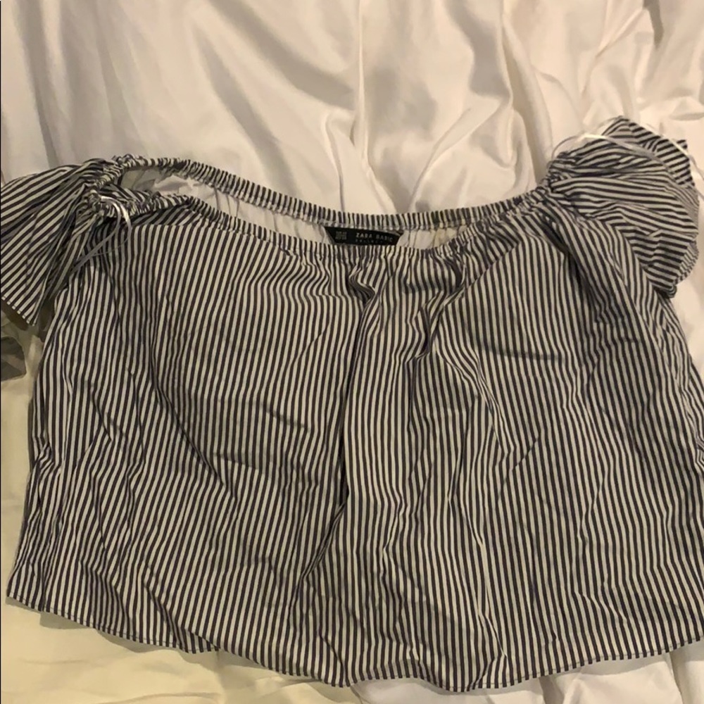 Zara off the shoulder top